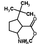 CAS 登录号：641609-29-2， 甲基2-氨基-5-(2-甲基-2-丙基)环戊烷羧酸酯