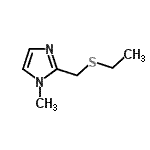 CAS#: 642075-20-5， 2-[(Ethylsulfanyl)methyl]-1-methyl-1H-imidazole