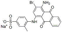 CAS 登录号：6424-75-5， 6-[(4-氨基-3-溴-9,10-二氢-9,10-二氧代-1-蒽基)氨基]甲苯-3-磺酸钠