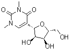 CAS#: 64272-68-0， (1S)-1,4-Anhydro-1-(1,3-dimethyl-2,4-dioxo-1,2,3,4-tetrahydro-5-pyrimidinyl)-D-ribitol