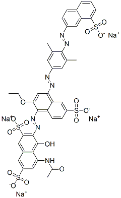 CAS#: 6428-18-8， Tetrasodium 5-(Acetylamino)-3-[[4-[[3,5-Dimethyl-4-[(8-Sulphonato-2-Naphthyl)Azo]Phenyl]Azo]-2-Ethoxy-6-Sulphonato-1-Naphthyl]Azo]-4-Hydroxynaphthalene-2,7-Disulphonate