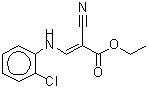 CAS#: 64317-75-5， Ethyl (2E)-3-[(2-chlorophenyl)amino]-2-cyanoacrylate