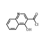 CAS#: 64321-68-2， 4-Hydroxy-3-quinolinecarbonyl chloride