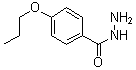 structure of CAS# 64328-60-5, 4-Propoxy-Benzoic Acid Hydrazide;Oprea1_855398