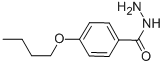 structure of CAS# 64328-61-6, 4-Butoxybenzohydrazide;Nsc227237;Sbb005101;Zinc01757694