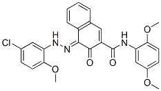 CAS#: 64346-10-7， (4E)-4-[(5-Chloro-2-Methoxy-Phenyl)Hydrazinylidene]-N-(2,5-Dimethoxyphenyl)-3-Oxo-Naphthalene-2-Carboxamide