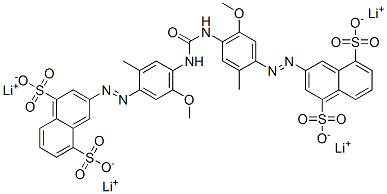 CAS#: 64346-41-4， Tetralithium 3,3'-[Carbonylbis[Imino(5-Methoxy-2-Methyl-4,1-Phenylene)Azo]]Bis(Naphthalene-1,5-Disulphonate)