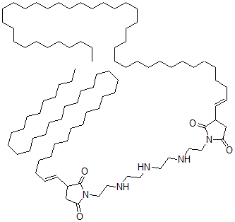 CAS#: 64346-93-6， 1-[2-[[2-[[2-[[2-[3-(Dotetracontenyl)-2,5-Dioxo-1-Pyrrolidinyl]Ethyl]Amino]Ethyl]Amino]Ethyl]Amino]Ethyl]-3-(Hexatriacontenyl)Pyrrolidine-2,5-Dione