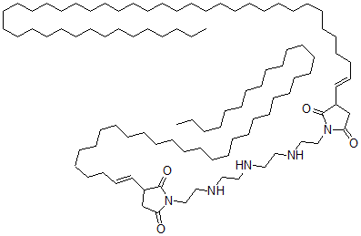 CAS#: 64347-03-1， 1-[2-[[2-[[2-[[2-[2,5-Dioxo-3-(Tetratetracontenyl)-1-Pyrrolidinyl]Ethyl]Amino]Ethyl]Amino]Ethyl]Amino]Ethyl]-3-(Octatriacontenyl)Pyrrolidine-2,5-Dione