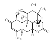 CAS#: 64356-67-8， 13,20-Epoxy-1beta,11beta,12alpha,14-Tetrahydroxypicras-3-Ene-2,16-Dione