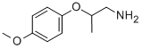 structure of CAS# 6437-49-6, 2-Phenoxypropylamine Hydrochloride