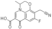 CAS#: 643743-39-9， 10-(Cyanomethyl)-9-fluoro-3-methyl-7-oxo-2,3-dihydro-7H-[1,4]oxazino[2,3,4-ij]quinoline-6-carboxylic acid