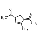 CAS#: 643767-71-9， 1,1'-[(1R,3R)-4-Methyl-4-cyclopentene-1,3-diyl]diethanone