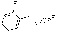 structure of CAS# 64382-80-5, 1-Fluoro-2-(Isothiocyanatomethyl)-Benzene;2-Fluorobenzyl Isothiocyanate;Zinc02168970