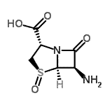 CAS#: 64489-84-5， (2S,4S,5R,6R)-6-Amino-7-oxo-4-thia-1-azabicyclo[3.2.0]heptane-2-carboxylic acid 4-oxide