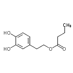 CAS#: 644985-85-3， 2-(3,4-Dihydroxyphenyl)ethyl butyrate