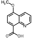 CAS#: 64507-37-5， 5-Methoxy-8-quinolinecarboxylic acid