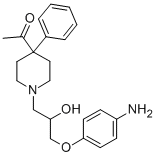 CAS#: 64511-75-7， 1-(3-(4-Aminophenoxy-2-Hydroxypropyl)-4-Phenyl-4-Piperidinyl)Ethanone