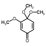 CAS#: 64701-03-7， 3,4,4-Trimethoxy-2,5-cyclohexadien-1-one