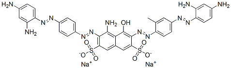 CAS#: 6473-11-6， 4-Amino-3-[[4-[(2,4-Diaminophenyl)Azo]Phenyl]Azo]-6-[[4-[(2,4-Diaminophenyl)Azo]-2-Methylphenyl]Azo]-5-Hydroxynaphthalene-2,7-Disulfonic Acid Disodium Salt