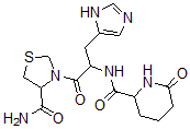 CAS#: 64784-01-6， 3-[3-(1H-Imidazol-5-yl)-2-[(6-oxopiperidine-2-carbonyl)amino]propanoyl]-1,3-thiazolidine-4-carboxamide