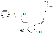 CAS#: 64812-67-5， (3E,5Z)-7-[(1R)-3alpha,5alpha-Dihydroxy-2beta-[(E,R)-4-Phenoxy-3-Hydroxy-1-Butenyl]Cyclopentan-1alpha-Yl]-3,5-Heptadienoic Acid Methyl Ester
