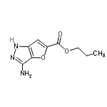 CAS#: 648412-40-2， Propyl 3-amino-1H-furo[3,2-c]pyrazole-5-carboxylate
