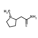 CAS 登录号：648427-71-8， 2-(1-甲基-2-吡咯烷基)硫代乙酰胺