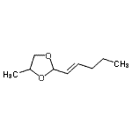 CAS#: 648434-55-3， 4-Methyl-2-[(1E)-1-penten-1-yl]-1,3-dioxolane