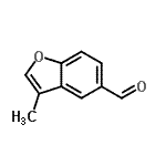 CAS#: 648449-50-7， 3-Methyl-1-benzofuran-5-carbaldehyde