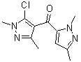 CAS#: 648859-52-3， (5-Chloro-1,3-dimethyl-1H-pyrazol-4-yl)(1,3-dimethyl-1H-pyrazol-5-yl)methanone