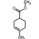 结构式 CAS# 6493-79-4, 甲基4-甲基-3-环己烯-1-羧酸酯