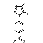 结构式 CAS# 649579-09-9, 4,5-二氯-1-(4-硝基苯基)-1H-咪唑