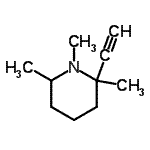 CAS#: 6496-67-9， 2-Ethynyl-1,2,6-Trimethylpiperidine