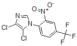结构式 CAS# 649662-56-6, 4,5-二氯-1-[2-硝基-4-(三氟甲基)苯基]-1H-咪唑