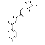 CAS#: 649663-26-3， N-[(4-Chlorobenzoyl)oxy]-2-(4,5-dichloro-1H-imidazol-1-yl)acetamide
