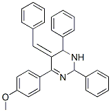 CAS#: 64968-39-4， (5Z)-5-Benzylidene-4-(4-Methoxyphenyl)-2,6-Diphenyl-2,6-Dihydro-1H-Pyrimidine