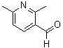 structure of CAS# 650141-20-1, 2,6-Dimethyl-3-Pyridinecarboxaldehyde;3-Pyridinecarboxaldehyde,2,6-Dimethyl-(9CI);3-Pyridinecarboxaldehyde,2,6-Dimethyl-;2,6-Dimethyl-3-Pyridinecarboxaldehyde