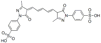CAS#: 65059-52-1， 4-[4-[5-[1,5-Dihydro-3-Methyl-5-Oxo-1-(4-Sulphophenyl)-4H-Pyrazol-4-Ylidene]Penta-1,3-Dienyl]-4,5-Dihydro-3-Methyl-5-Oxo-1H-Pyrazol-1-Yl]Benzenesulphonic Acid