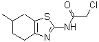 structure of CAS# 650592-73-7, 2-Chloro-N-(6-methyl-4,5,6,7-tetrahydro-1,3-benzothiazol-2-yl)acetamide;2-Chloro-N-(5-iodo-2-pyridinyl)acetamide;2-chloro-<wbr>N-(6-meth<wbr>yl(4,5,6,<wbr>7-tetrahy<wbr>drobenzot<wbr>hiazol-2-<wbr>yl))aceta<wbr>mide;2-chloro-<wbr>N-(6-meth<wbr>yl-4,5,6,<wbr>7-tetrahy<wbr>dro-1,3-b<wbr>enzothiaz<wbr>ol-2-yl)a<wbr>cetamide