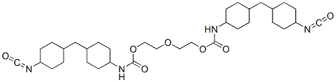 CAS#: 65087-21-0， [4-[(4-Isocyanatocyclohexyl)Methyl]Cyclohexyl]-Carbamic Acid  Oxydi-2,1-Ethanediyl Ester