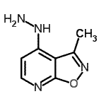 CAS#: 651054-75-0， 4-Hydrazino-3-methyl[1,2]oxazolo[5,4-b]pyridine