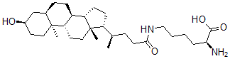 CAS#: 65236-49-9， N-epsilon-Lithocholyllysine