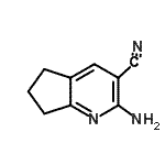 CAS#: 65242-18-4， 2-Amino-6,7-dihydro-5H-cyclopenta[b]pyridine-3-carbonitrile