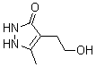structure of CAS# 65287-96-9, 1,2-Dihydro-4-(2-Hydroxyethyl)-5-Methyl-3H-Pyrazol-3-One;2W-0248;Zinc00264546