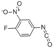 structure of CAS# 65303-82-4, 4-Fluoro-3-Nitrophenyl Isocyanate;1-Fluoro-4-Isocyanato-2-Nitro-Benzene;4-Fluoro-5-Nitrophenyl Isocyanate;258636_Aldrich