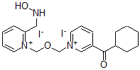 CAS#: 65320-92-5， 1-(((3-(Cyclohexylcarbonyl)pyridinio)methoxy)methyl)-2-((hydroxyimino)methyl)-Pyridinium diiodide