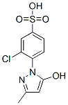structure of CAS# 6534-33-4, 3-Chloro-4-(5-Hydroxy-3-Methyl-1H-Pyrazol-1-Yl)Benzenesulfonic Acid;3-Chloro-4-(5-Keto-3-Methyl-4H-Pyrazol-1-Yl)Benzenesulfonic Acid;Benzenesulfonic Acid, 3-Chloro-4-(3-Methyl-5-Oxo-2-Pyrazolin-1-Yl)-;3-Chloro-4-(3-Methyl-5-Oxo-4,5-Dihydro-Pyrazol-1-Yl)-Benzenesulfonic Acid