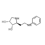 CAS#: 653571-05-2， (2S,3S,4R)-2-(2-Anilinoethyl)-3,4-pyrrolidinediol