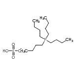 结构式 CAS# 654057-98-4, 四丁基鏻氢硫酸盐